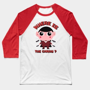 Halloween Cute Vampire Baseball T-Shirt